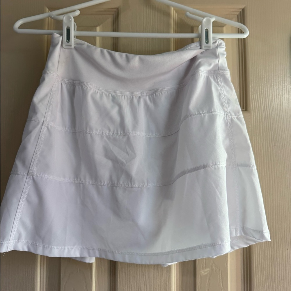 White Athletic Skirt